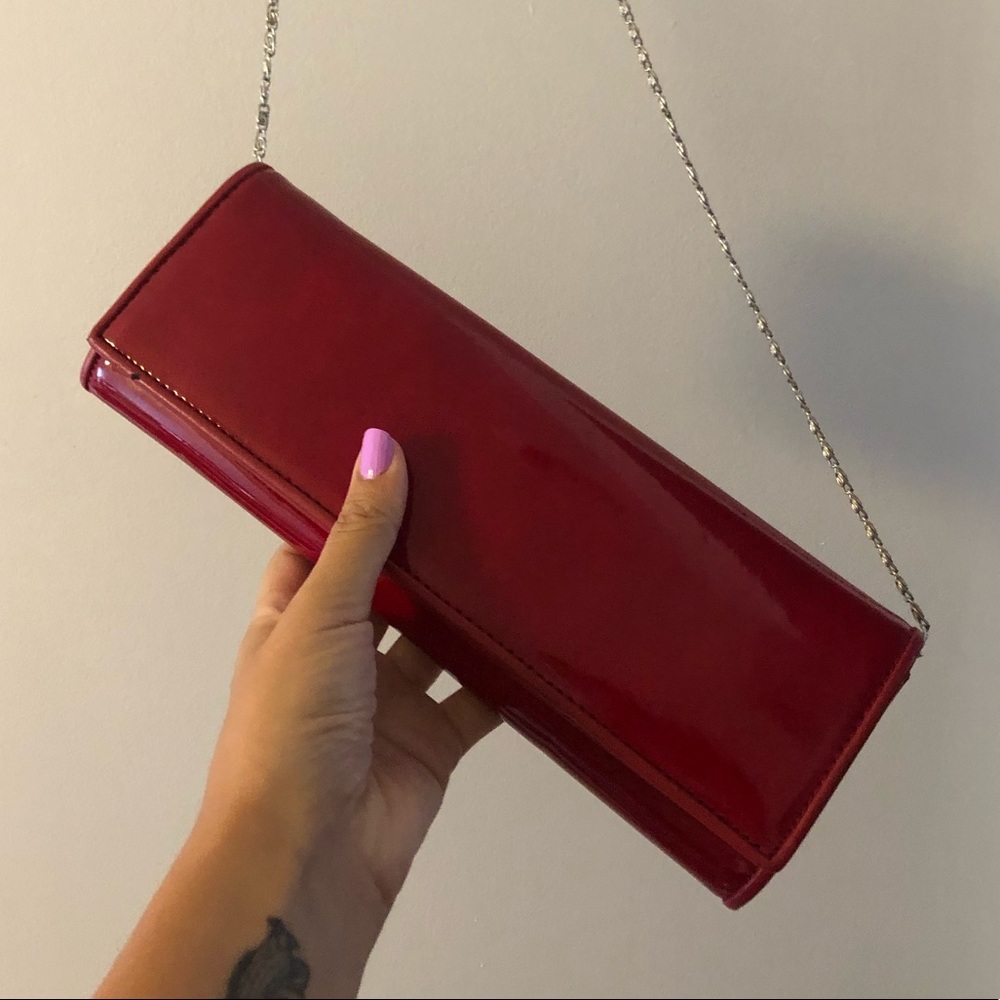 Aldo Red clutch
